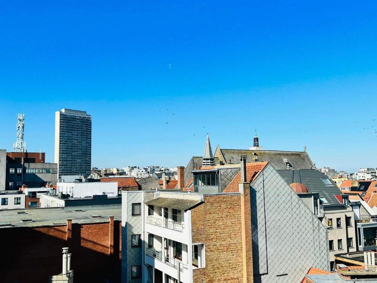 Ostend Center Luxury Top Floor Apartment With Free Parking Exterior foto