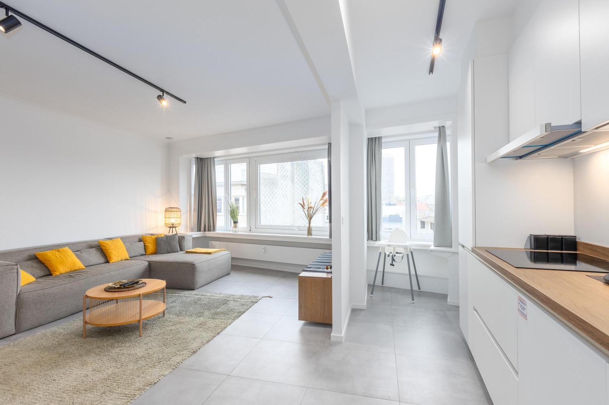 Ostend Center Luxury Top Floor Apartment With Free Parking Exterior foto